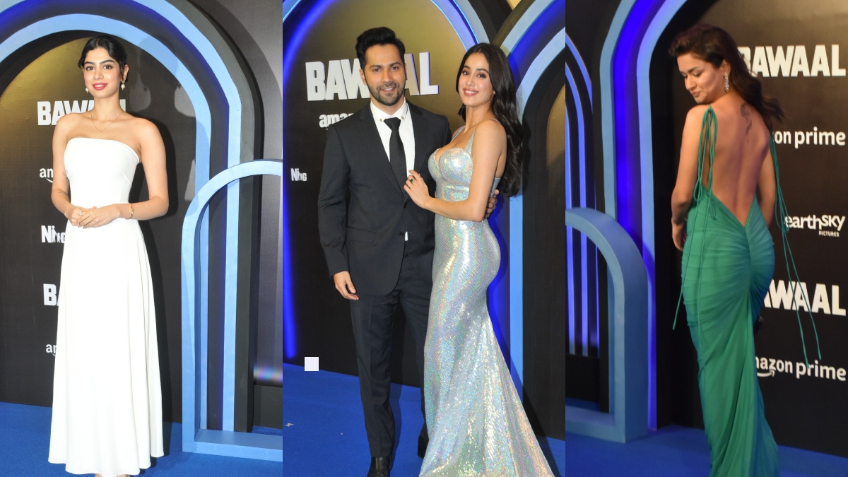 bawaal-screening-top-5-hottest-looks-janhvi-kapoor-nora-fatehi-avneet-kaur-backless-gown-photos